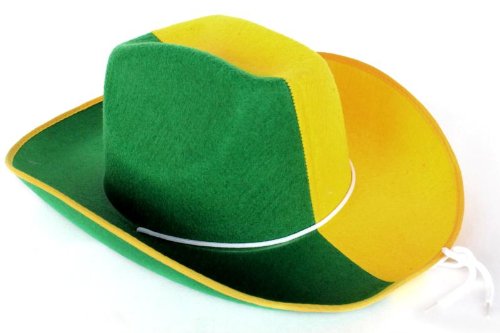 Cowboyhut Fanartikel WM/EM Deutschland Brasilien Italien Frankreich (Brasilien)