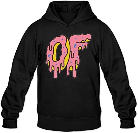 Nesoul Men's Odd Future Drippy OD Donut Sweater Hoody Black L