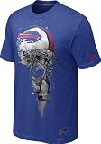 Buffalo Bills Royal Nike Helmet Tri-Blend T-Shirt