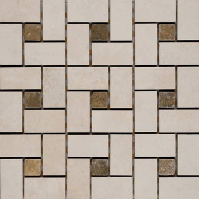 Vallelunga Villa Adriana Mosaic 12 x 12 Royal Mosaic Ceramic Tile & Stone