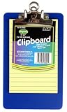 A&W Products Plastic Clipboard 5 x 8 Inch, Assorted Colors with Standard Clip (06002.P)