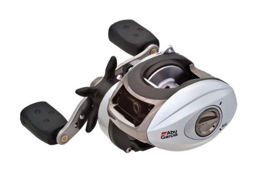 Abu Garcia Left Hand Retrieve Silver Max Low Profile Baitcast Reel (12-Pound/145-Yard)