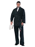 Gangster Wearing Black pinstripe Suit - Gangsters & Molls - Gangster Party Lifesize Cardboard Cutout / Standee / StandupIMAGE