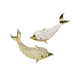 Dolphin Jeweled Trinket Box