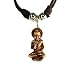 Buddha the Enlightened One, Pendant with Adjustable Slip Knot Necklace