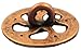 Steampunk Flywheel Button - Copper Finish - 5/8