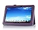 ProCase ASUS MeMO Pad 10 Protective Case with Bonus Stylus Pen - Flip Stand Leather Cover Case for ASUS MeMO Pad 10 Tablet (ME102A), Built-in Stand (Purple)
