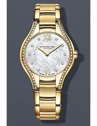Raymond Weil Noemia Mother of Pearl Diamond Yellow Gold PVD Steel Ladies Watch 5124-PS-00985