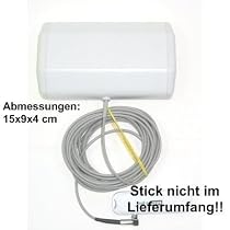 Antenne für Huawei E160 E161 E169 / Aldi Bild Fonic Stick mit 3m Kabel + 12dbi Gewinn