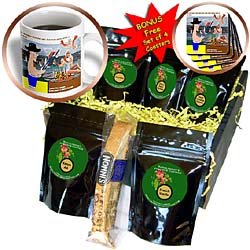 Londons Times Funny Society Cartoons - Another Shrimp On The Barbie - Coffee Gift Baskets - Coffee Gift Basket