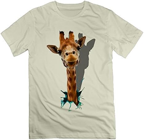 Giraffe Men Casual T Shirt Printing T Shirts T Shirts 80s