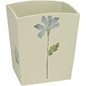 Croscill Spa Leaf Bath Collection Wastebasket