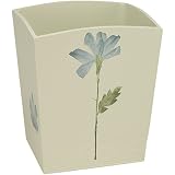 Croscill Spa Leaf Bath Collection Wastebasket