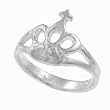 Sterling Silver Crown Kids Ring