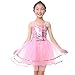 Anleolife Kids Girl Tutu Skirts Dance Ballet Princess Birthday Tutus Dress Gift Party (small, pink)