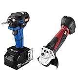 MAX(マックス) コンボ 充電式インパクトドライバ(PJ-ID151B-B2C/1850A)(青)(18V 5.0Ah)＆充電式ディスクグラインダ(PJ-DG101)