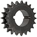 Martin Roller Chain Sprocket, Hardened Teeth, Taper Bushed, Type A Hub, Double Single Strand, 50 Chain Size