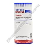 American Plumber W50PEHD 155053-51 50 Micron Pleated Polyester Filter - 10