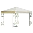 Beatiful 10 x 10 Ft Feet Outdoor Lawn Patio Garden Canopy Gazebo Top Replacement Beige Color Single Teir