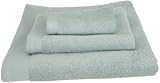 Pure Fiber Viscose Derived from Bamboo Rayon Towel Set, Blue Sage