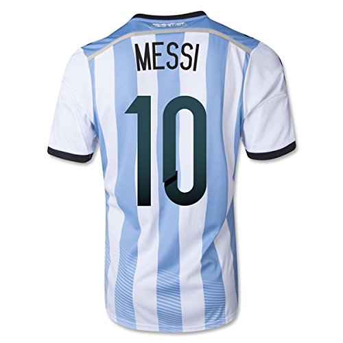 #10 MESSI Argentina Home 2014 World Cup Kid Soccer Jersey & Matching Short Set (Youth M (8 to 10 