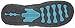 Skechers Women's Reggae Jammin Sandal,Black,7 M US