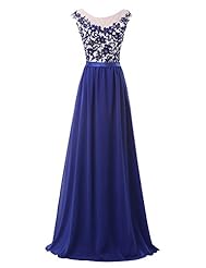 Sleeveless Acrylic/Chiffon/Satin  Sequined Backless Lace  Ball Gown Evening Dress/Bridesmaid Dress/Prom Dress/Party Dress 