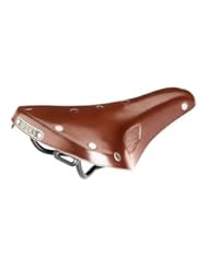Brooks Saddles Womens B17 Standard Bike Saddle, Antique Brown/Black Steel