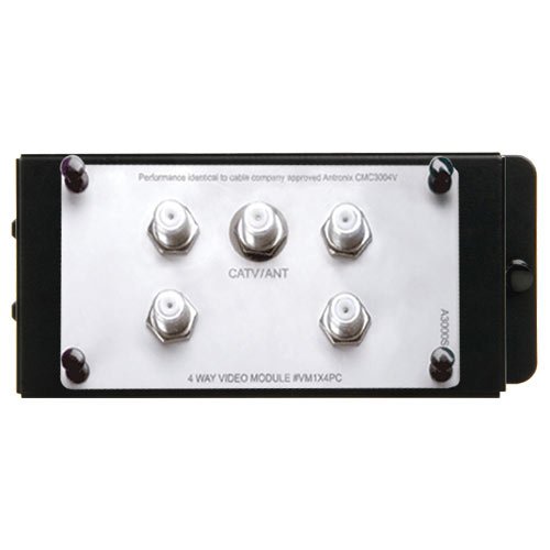 On-Q VM1000 1X4 Video Splitter Combiner, DC Passing, 1Ghz