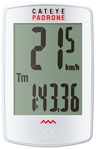 CatEye Padrone Cycle Computer, White