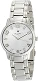 Bulova Women's 96P111 Diamond Silver Dial Bracelet Watch
