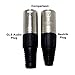GLS Audio 6 Inch Patch Y Cable Cords - XLR Male To Dual RCA Male Cables - 6
