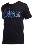 Spoilt Rotten - Dad Soon T-Shirt - for Retro Dad, Black, XX-Large