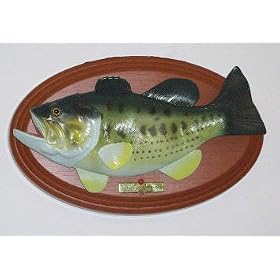 Louie the Large Mouth Bass Motion Activated Singing and Talking Fish
