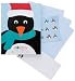 The Gift Wrap Company Laser Letter Sets, Party Penguins, 25-Count Set (Pack Of 3)