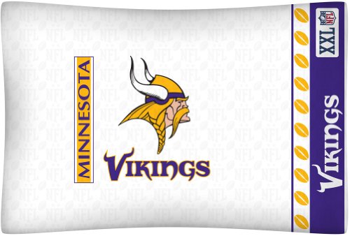 NFL Minnesota Vikings Micro Fiber Pillow Cases (set of 2)