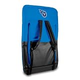 Exclusive By Picnictime Ventura Seat Portable Recliner With Armrests And Adjustable Backpack Straps/Blue-Tennessee Titans (Digital Print)