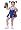 Usa Cheerleader Costume - Toddler Costume - (24 Month to 2T)