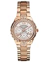 GUESS Women's U0111L3 Sparkling Hi-Energy Mid-Size Rose Gold-Tone Watch