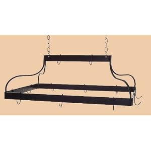 Mediterranean Series Pot Rack with 12 Hooks and Chain