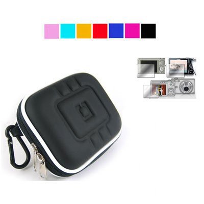 Slim Sized Digital Camera Case for 3rd Generation Flip UltraHD Video Camera + Universal Camera Screen Protector with Cleaning Cloth + Grey Tripod for Flip UltraHD Camera (Red) + SumacLife TM Wisdom Courage Wristband