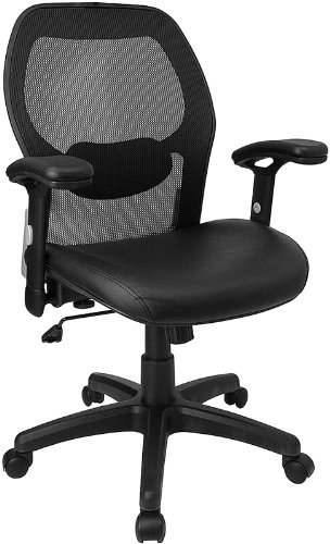 Mesh and Ventilated Office Chair - Mid Back Contemporary Mesh Chair - LF-W42B-L-GG