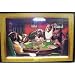 Dogs Playing Poker Neon LED Sign (yellow) (24"H x 36"W x 1"D)