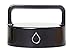 Glass Water Bottle Infuser - Metallic Black Drop Bottle - BPA-Free - 17 Ounces