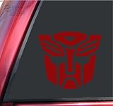 Transformers Autobot Vinyl Decal Sticker - Dark Red