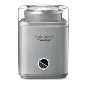 Remanufactured Cuisinart CIM-60PCFR Pure-Indulgence 2-Quart Ice-Cream Maker, Brushed Chrome