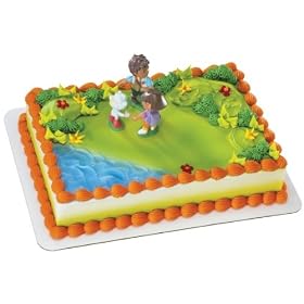 Dora The Explorer and Friends Rosie Posie Cake Topper Set