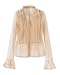 Tuxedo blouse