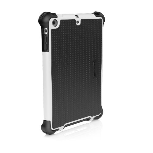 Ballistic Tough Jacket for iPad mini - Black Silicone - Black TPU - White PC - Black Cover