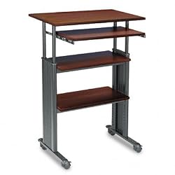 Muv Stand-up Adjustable Height Workstation Gray